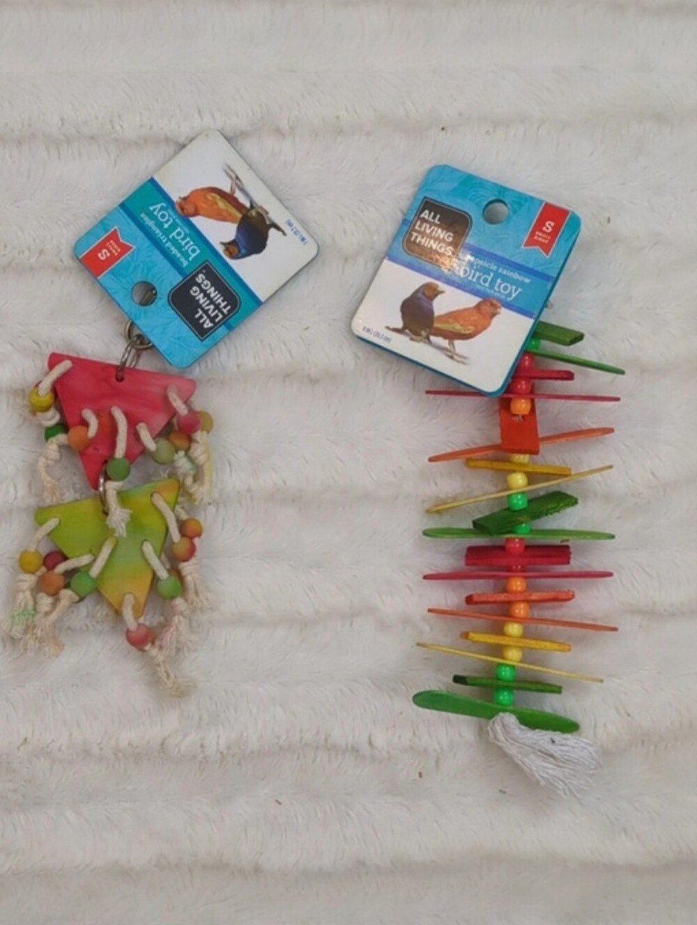 For Kitty Rescue! Set of Two Small Bird Toys